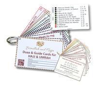 Bismillah and Hajj - Duaa Cards & Guide para Hajj y Umrah con llavero