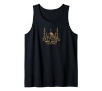 Bismillah Oración Musulmana Caligrafía árabe Islam Oración Camiseta sin Mangas