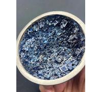Bismuth Crystal, Bismuth bimetal Crystal, Rainbow Bright Metallic, Art Ornament Home Decor(Blue)