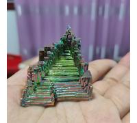 Bismuth Crystal Bismuth bimetallic Crystal Rainbow Bright Metal Ornaments Home Decor(160-200g)