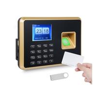 Bisofice A2 Máquina Fichar Empleados, Máquina de Fichaje Biométrica para Empleados con Huella Dactilar, RFID y Pin, Sistema en Español, Sin Cuotas Mensuales, No se Requiere Internet