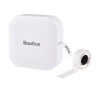 Bisofice Q30 Máquina de Etiquetas Mini Impresora de Etiquetas térmicas de Bolsillo Todo en uno BT Connect con 3pcs Rollos de Etiquetas Compatible con iOS Android