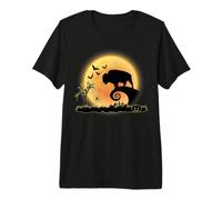 Bison Animal and Moon Funny Scary Halloween Costume Camiseta Premium