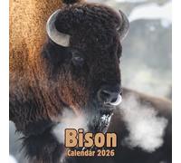 Bison Calendar 2026: 14-Month Organizer from Nov 2025 to Dec 2026 | Perfect for Home, Office, School & Family Scheduling, For Men , Women , Girls , Boys