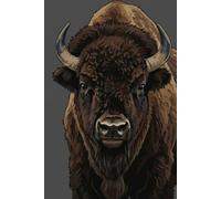Bison Cover Design: Aesthetic Journal for Writing, Drawing & Notes | Blank Notebook for School, Work & Creativity.