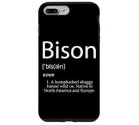 Bison Definition Bovid Granja Animal Bison Burger Cuernos de Carne Carcasa para iPhone 7 Plus/8 Plus