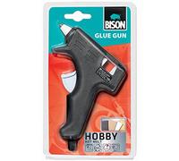 Bison lijmpistool Hobby, op blister pistola de cola 8 g/min Negro, Blanco - Pistola de pegamento (op blister, 8 g/min, Negro, Blanco, Corriente alterna, 20 W)