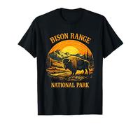 Bison Range Parque Nacional Vida Silvestre Naturaleza Montana Wyoming Camiseta
