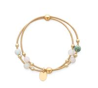 BISONBLUE Pulsera Mujer Brazalete Bracelet Pulsera de Mujer Regalos Accesorios de moda personalizada Hombre Sencillez Moda Cumpleaños Hecho a mano