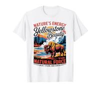 Bisonte clásico retro del Parque Nacional Yellowstone Camiseta