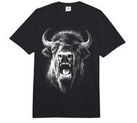 Bisonte Dark Gothic 90s Urban Streetwear Grunge Estética Comfort Colors Adult Heavyweight T-Shirt