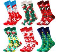 BISOUSOX Calcetines de Hombre Colores Estampados - Regalo de Papá BEST DAD EVER - Algodón Novedad para Padre