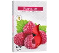 Bispol 6 velas aromáticas de frambuesa