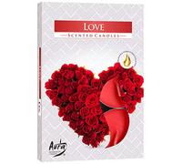 Bispol Love - Juego de 6 velas aromáticas