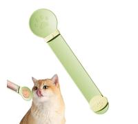 Bisque Cat Feeder, Liquid Cat Scoop, Sliding Cat Feeder, Squeezer Spoon Cat, Cat Snack Dispenser, Lickable Snack Feeder, Cat Food Dispenser, Portable Cat Feeder, Sliding Snack Spoon,