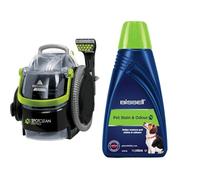 Bissell 15585 SpotClean Pet Pro Compact Portable Cleaner Titanium/Grey/Green & Pet Stain & Odor Formula | For Use With Our Spotclean & Spotclean Pro Products | 1085N
