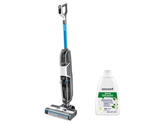 Bissell CrossWave HF3, Aspiradora Sin Cable, Aspiradora Fregona Solo para Suelos Duros, Escoba Vertical Ligera, Aspiradora de Agua con 25 Minutos de Autonomía, en Seco y Húmedo, 3598N
