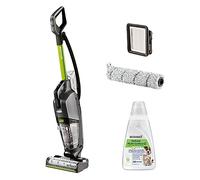 BISSELL CrossWave HydroSteam Pet Aspiradora de Mano con Cable 3517N | Aspira, mopa y seca, escoba vertical potente con modo vaporeta, ideal para dueños de mascotas, multisuperficie