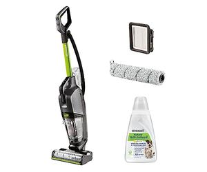 Bissell CrossWave HydroSteam Pet, Aspiradora de Mano con Cable, Aspira, Mopa y Seca, Escoba Vertical Potente, con Modo de Vaporeta, Ideal para Dueños de Mascotas, Limpieza Multisuperficie, 3517N