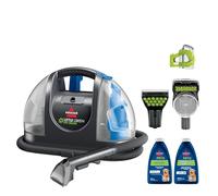 BISSELL Little Green Pet Deluxe limpiador de alfombras portátil, 3353, gris/azul