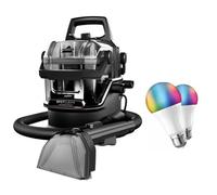 Bissell SpotClean HydroSteam Select Aspirador Quitamanchas para Tapicerías 1000W + Muvit iO Pack 2 Bombillas Inteligentes A60 E27 9W RGB+Blancos