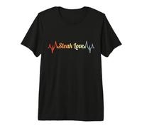 Bistec Amor Latido Bistec Persona Carnicero Camiseta Premium