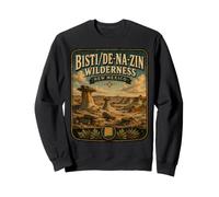 Bisti De-Na-Zin Nuevo México Vintage Badlands Travel Sudadera
