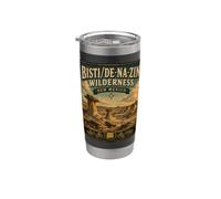 Bisti De-Na-Zin Nuevo México Vintage Badlands Travel Vaso térmico de acero inoxidable de doble pared