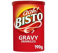 Bisto Gravy Granules 190g - Salsa Inglesa Instantánea para Carne - Gravy Británica Tradicional para Roast Beef, Pollo y Puré de Patatas - Pack Laborawi (1 x 190g)