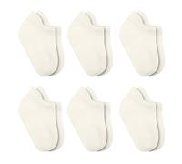 bistyle 6 pares de calcetines de bebé de algodón para recién nacidos de 0 a 6 meses a 3 años | calcetines sin costuras | calcetines para niños y niñas, crudo, 6-12 Meses