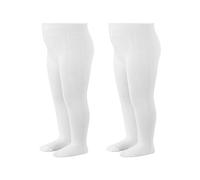 bistyle Medias suaves para bebé y niña, de algodón orgánico, para niños, recién nacidos, cálidas, cómodas, 2 unidades, Crudo crudo, 2-3 Años