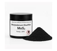 Bisulfuro de Molibdeno en Polvo Lubricante Seco de Alta Pureza 99% Grasa de Disulfuro de Molibdeno Antifricción Rodamientos 8000 Mesh