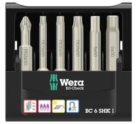 Bit-Check 6 50mm Mezclado Juego Puntas Destornillador, 6 Piezas - 05073631001