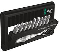Wera Bit-Check 10 Zyklop Mini 1 Llave de Tubo Set Brocas 0.6cm Drive 05073645001