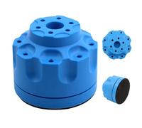 Bit Holder - 14 Hole 360 Degree Rotating Magnetic Stand | Quiet Screwdriver Bit Storage | For Adults, Men, Technician, Electrician, Home, Apartment, Dorm, Garage, Shelf, Tools, Heavy Duty