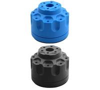 Bit Holder, 14 Hole 360 Rotating Quiet Storage Magnetic Screwdriver Holder Drill Stand for Adults Men Technician Electrician Home Apartment Dorm Garage Shelf Tools, Rotating Magnetic Bit Organizer for