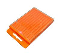 Bit Organizer Case - Wear-Resistant Design Portable Pull-Out Small Parts Box - Convenient To Use Bit Storage - For Workshop Garage DIY Projects Tools Small Parts Twist Tap