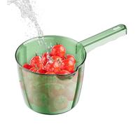 Bita de agua de baño transparente: taza de vertido de servicio pesado, taza de enjuague de | Herramienta de servicios públicos de lavado múltiples, Lockle de baño de mango fuerte transparente