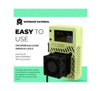 Bitax Gamma 601 Nerdaxe 1200GH/S Minero de BTC en Solitario de Código Abierto, 18-22W, Chip ASIC BM1370, de S21 Pro Miner, Enchufe BR