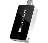 BitBox 02 Nova - Cartera para Bitcoin - Soporte para iPhone, chip de seguridad EAL, varios colores (blanco polar)
