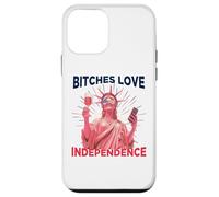Bitches Love Independence Funny 4th of July Men Women Carcasa para iPhone 12 mini