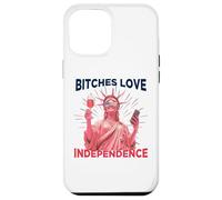 Bitches Love Independence Funny 4th of July Men Women Carcasa para iPhone 12 Pro Max