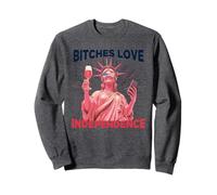 Bitches Love Independence Funny 4th of July Men Women Sudadera