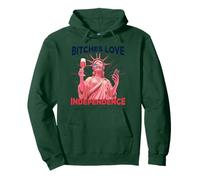 Bitches Love Independence Funny 4th of July Men Women Sudadera con Capucha
