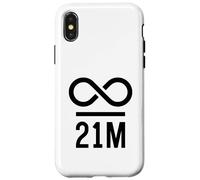 Bitcoin 21 Millones BTC Crypto Currency Inversor Trader Carcasa para iPhone X/XS