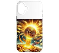 Bitcoin agujero negro Fiat Carcasa para iPhone 16 Plus