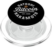 Bitcoin BTC CRYPTOMONEDAS Satoshi PopSockets PopGrip para MagSafe