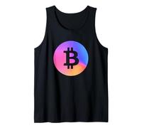 Bitcoin BTC Moneda Luna Bitcoin Criptomoneda Bitcoin Camiseta sin Mangas