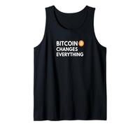 Bitcoin Cambia Todo Libertad Dinero revolución Bitcoin Camiseta sin Mangas