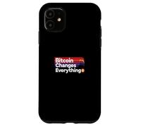 Bitcoin Cambia Todo Libertad Dinero revolución Bitcoin Carcasa para iPhone 11
